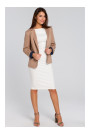 S154 Single button blazer - beige