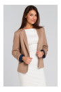 S154 Single button blazer - beige