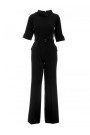 M463 Kombinezons ar stāvveida apkakli - melns
