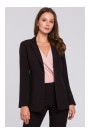 K036 Single buttom blazer - black