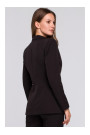 K036 Single buttom blazer - black