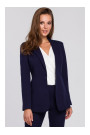 K036 Single buttom blazer - deep blue