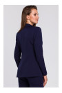 K036 Single buttom blazer - deep blue