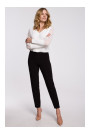 K055 Slim leg trousers - black