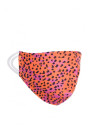 Protective mask with print - orange