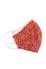 Protective mask with print - orange