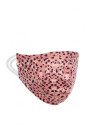 Protective mask with print - salmon pink