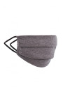 Protective mask for kids - grey melange