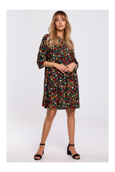 M521 Frilled sleeve dress - model 6
