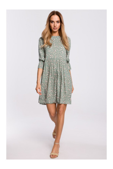 M521 Frilled sleeve dress - model 7