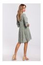 M521 Frilled sleeve dress - model 7