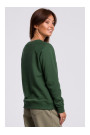 B167 Pullover top with a print in the front - lawn green