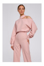 M528 Bishop sleeve jumpsuit - powder