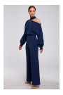 M528 Bishop sleeve jumpsuit - navy blue