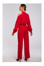 M528 Bishop sleeve jumpsuit - red
