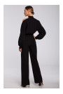 M528 Bishop sleeve jumpsuit - black