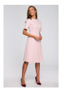 S240 Wrap front dress - powder