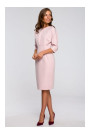 S242 Bat sleeve dress - powder