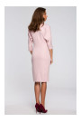 S242 Bat sleeve dress - powder
