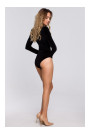 M567 Velvet Bodysuit - black