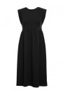 M581 High Waist Sleeveless Dress - black