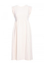 M581 High Waist Sleeveless Dress - cream