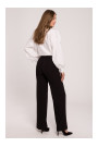 K114 Classic straight-leg trousers - black