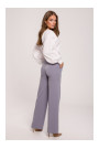 K114 Classic straight-leg trousers - dove grey