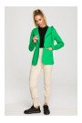M691 Hooded blazer with single button - green