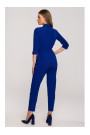 S316 Kombinezons ar šalles apkakli - karaliski zils