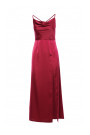 K155 Maksi kleita - bordo krāsā