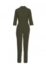 M751 Jumpsuit ar šalles apkakli - haki krāsā