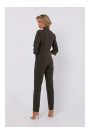 M751 Jumpsuit ar šalles apkakli - haki krāsā