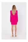 M755 Kleita ar modelējošām šuvēm - fuksija