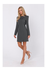 M755 Kleita ar modelējošām šuvēm - haki krāsā