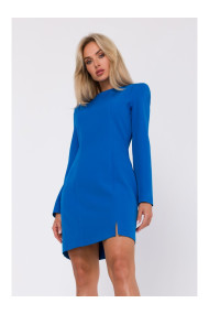 M755 Kleita ar modelējošām šuvēm - zila