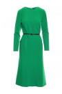 S347 Kleita ar ielaidumiem priekšpusē - zaļa