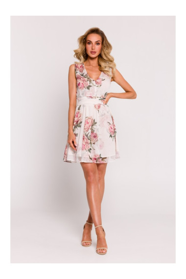 M782 Šifona mini kleita - 2. modelis