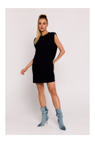 M789 Mini kleita ar plecu polsterējumu - melna
