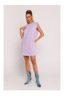 M789 Mini kleita ar plecu polsterējumu - violeta