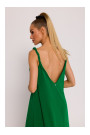 M791 Maksi kleita ar dziļu V veida izgriezumu - zaļa