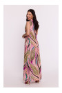 B283 Maksi kleita ar apdruku - 3. modelis