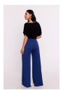 B289 Viskozes bikses ar elastīgu jostu - zilas
