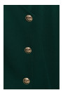M793 Žaketes kleita ar zelta pogām - pudeles zaļa