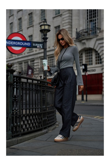 M799 Platās bikses - grafīta krāsā