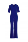 S377 Peplum kombinezons - karaliski zils