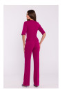 S377 Peplum kombinezons - plūmju krāsas
