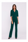 S377 Peplum kombinezons - zaļš