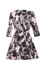 M849 Fit and flare mini print dress - model 1