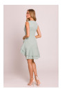 M850 Ruffled mini dress - mint